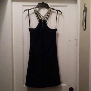 Navy and Gold dress